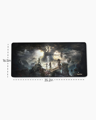 Gate-of-the-33rd-Realm EdgeGuard Desk Mat