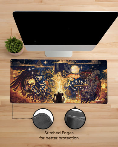 Myths-of-the-Flame EdgeGuard Desk Mat