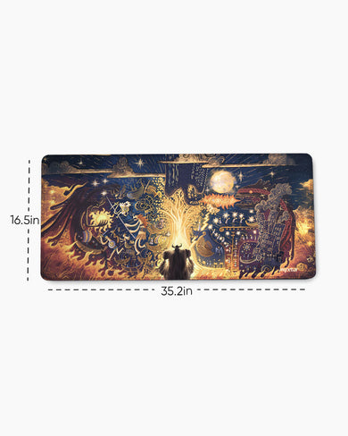 Myths-of-the-Flame EdgeGuard Desk Mat