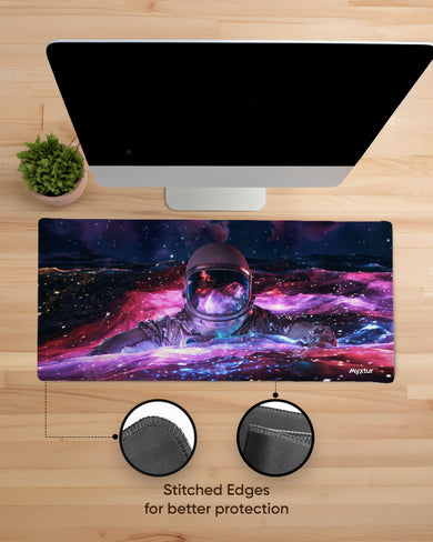 Cosmic-Drift EdgeGuard Desk Mat