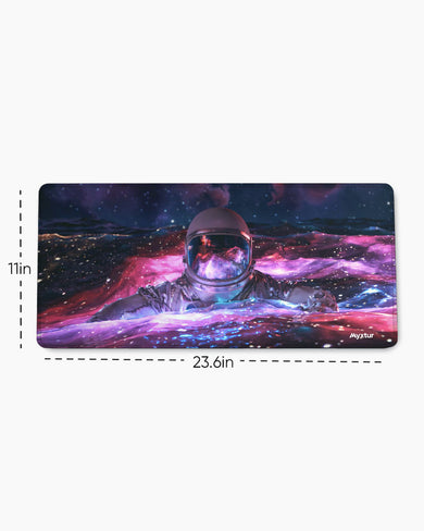 Cosmic-Drift EdgeGuard Desk Mat