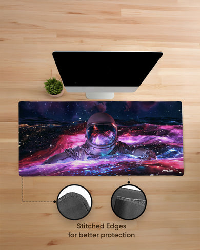 Cosmic-Drift EdgeGuard Desk Mat