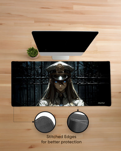 Gatekeeper-of-Midnight EdgeGuard Desk Mat