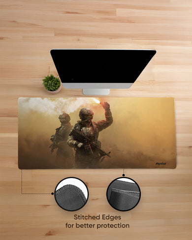Signal-Flare EdgeGuard Desk Mat