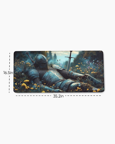 The-Resting-Knight EdgeGuard Desk Mat