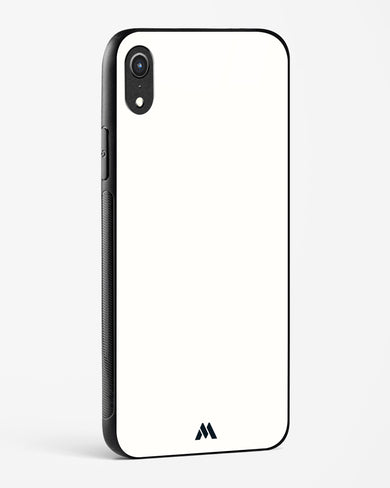 White Vanilla Glass Case Phone Cover-(Apple)