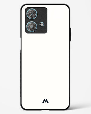 White Vanilla Glass Case Phone Cover (Motorola)