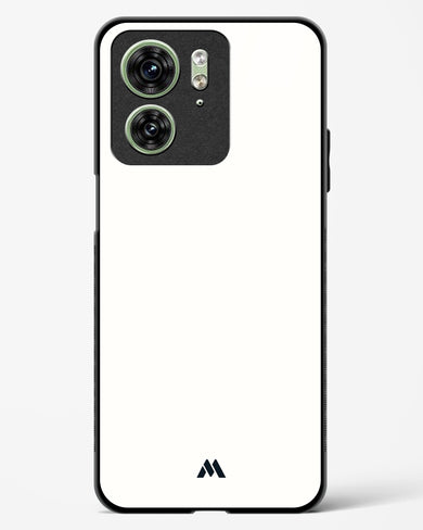 White Vanilla Glass Case Phone Cover (Motorola)