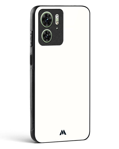 White Vanilla Glass Case Phone Cover (Motorola)