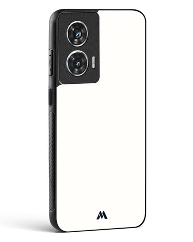 White Vanilla Glass Case Phone Cover (Motorola)