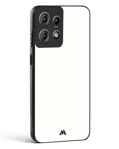 White Vanilla Glass Case Phone Cover (Motorola)