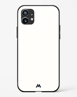 White Vanilla Glass Case Phone Cover (Nothing)