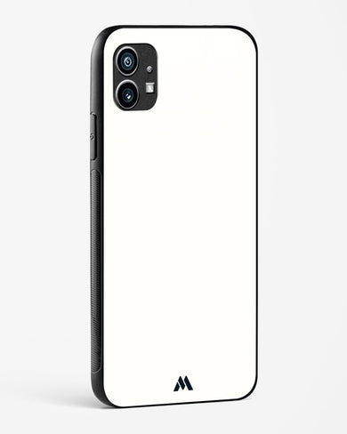 White Vanilla Glass Case Phone Cover (Nothing)