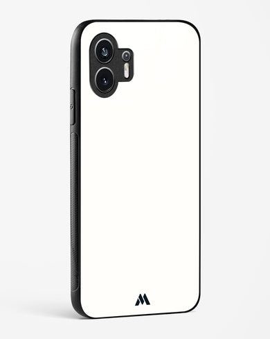 White Vanilla Glass Case Phone Cover (Nothing)