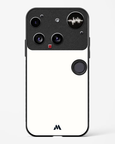 White Vanilla Glass Case Phone Cover (Nothing)