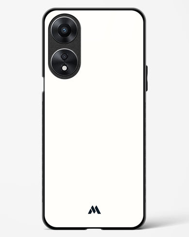 White Vanilla Glass Case Phone Cover (Oppo)