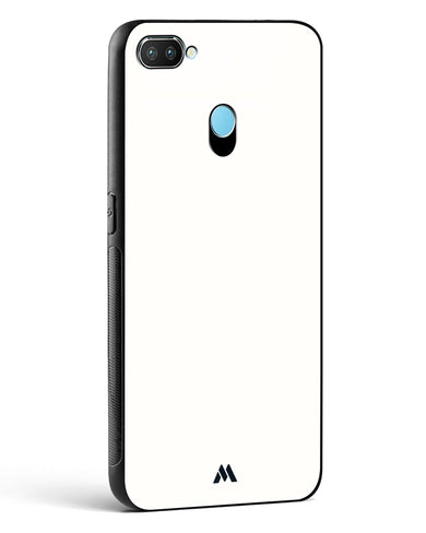 White Vanilla Glass Case Phone Cover-(Realme)