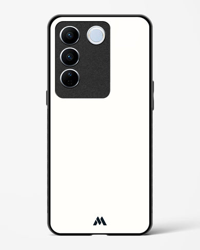 White Vanilla Glass Case Phone Cover (Vivo)