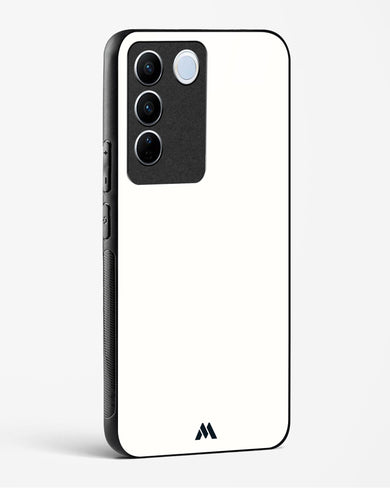 White Vanilla Glass Case Phone Cover (Vivo)