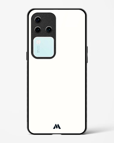 White Vanilla Glass Case Phone Cover (Vivo)