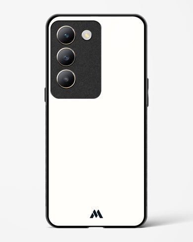 White Vanilla Glass Case Phone Cover (Vivo)