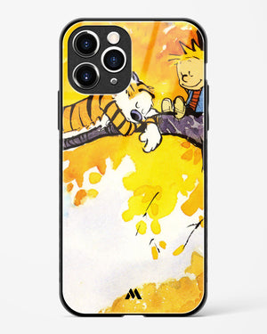 Calvin Hobbes Idyllic Life Glass Case Phone Cover (Apple)