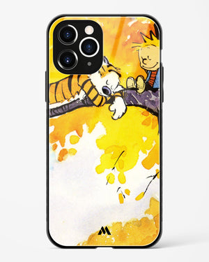 Calvin Hobbes Idyllic Life Glass Case Phone Cover (Apple)