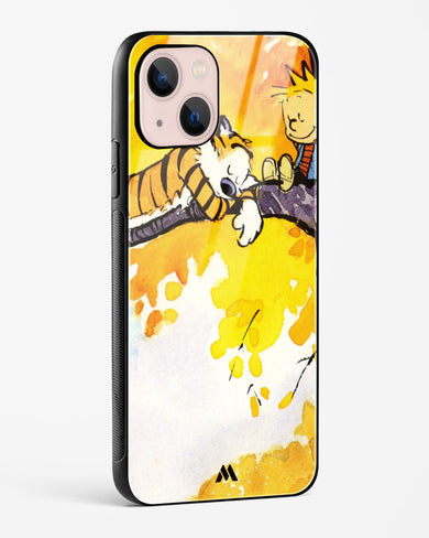 Calvin Hobbes Idyllic Life Glass Case Phone Cover (Apple)