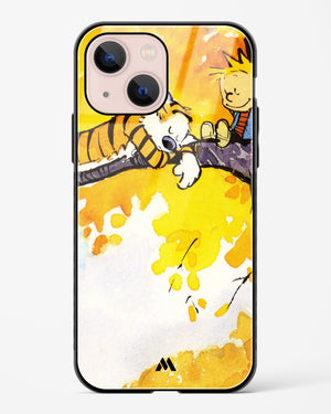 Calvin Hobbes Idyllic Life Glass Case Phone Cover (Apple)