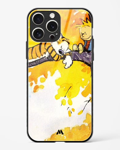 Calvin Hobbes Idyllic Life Glass Case Phone Cover (Apple)