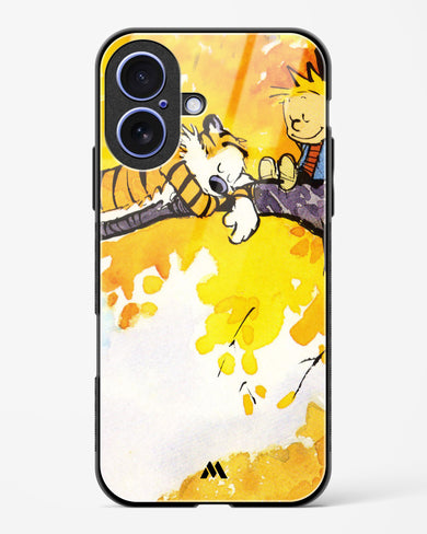 Calvin Hobbes Idyllic Life Glass Case Phone Cover (Apple)