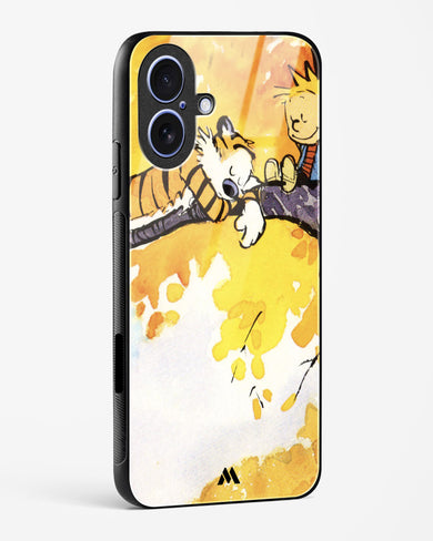 Calvin Hobbes Idyllic Life Glass Case Phone Cover (Apple)