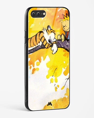 Calvin Hobbes Idyllic Life Glass Case Phone Cover (Apple)