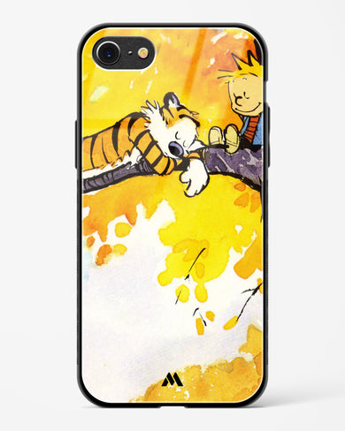 Calvin Hobbes Idyllic Life Glass Case Phone Cover (Apple)