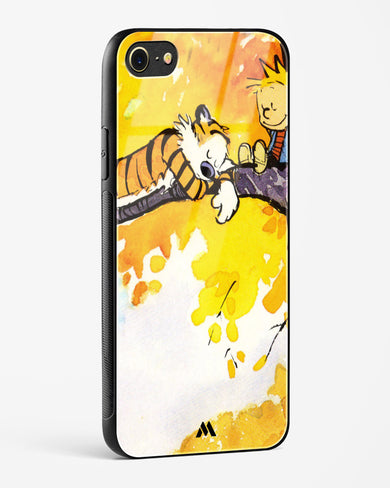 Calvin Hobbes Idyllic Life Glass Case Phone Cover (Apple)