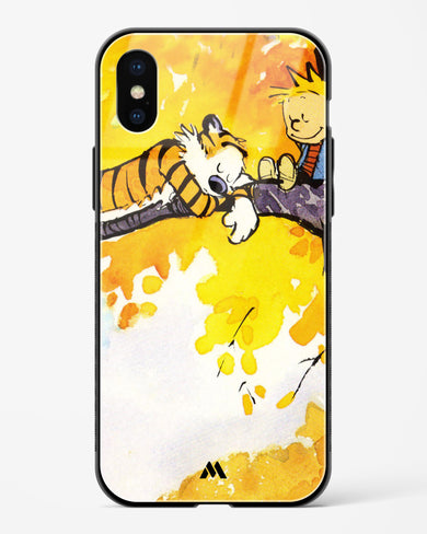 Calvin Hobbes Idyllic Life Glass Case Phone Cover (Apple)