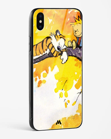 Calvin Hobbes Idyllic Life Glass Case Phone Cover (Apple)