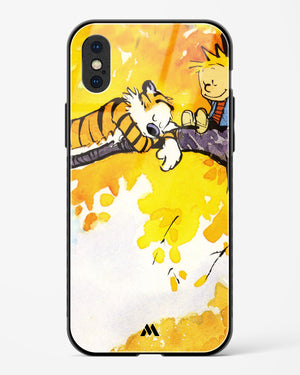 Calvin Hobbes Idyllic Life Glass Case Phone Cover (Apple)