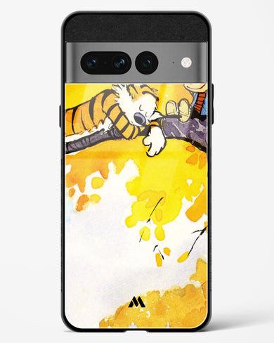 Calvin Hobbes Idyllic Life Glass Case Phone Cover (Google)