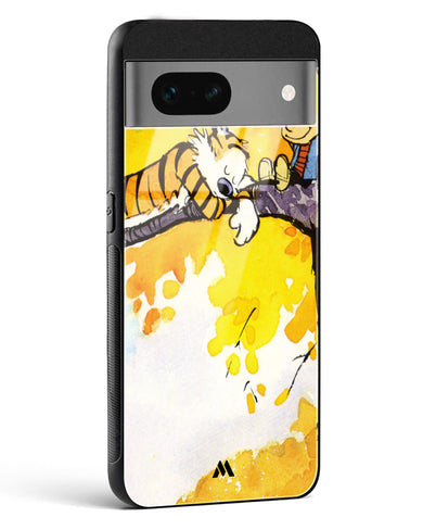 Calvin Hobbes Idyllic Life Glass Case Phone Cover (Google)