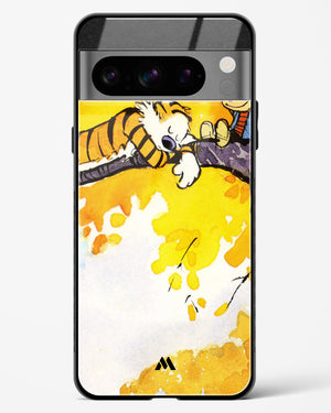 Calvin Hobbes Idyllic Life Glass Case Phone Cover (Google)