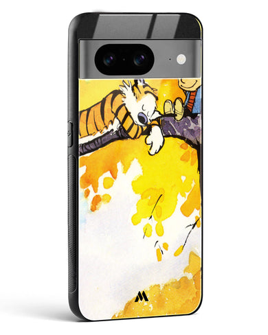 Calvin Hobbes Idyllic Life Glass Case Phone Cover-(Google)