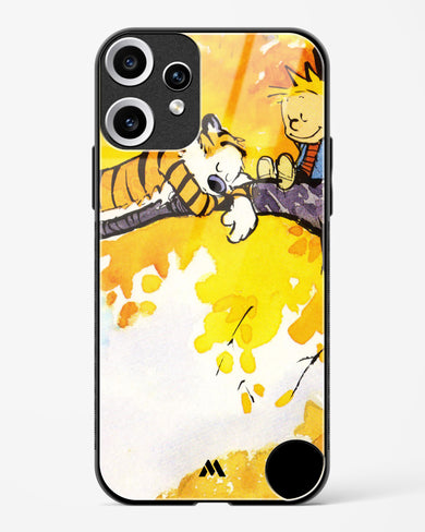 Calvin Hobbes Idyllic Life Glass Case Phone Cover (Nothing)