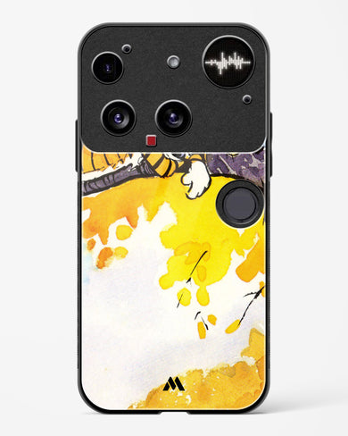 Calvin Hobbes Idyllic Life Glass Case Phone Cover (Nothing)
