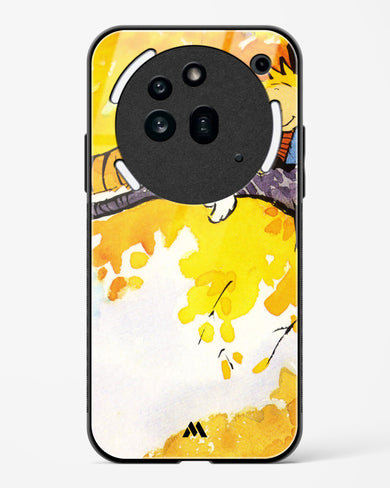 Calvin Hobbes Idyllic Life Glass Case Phone Cover (Nothing)