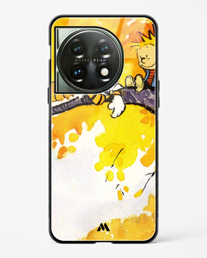 Calvin Hobbes Idyllic Life Glass Case Phone Cover (OnePlus)