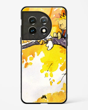 Calvin Hobbes Idyllic Life Glass Case Phone Cover (OnePlus)