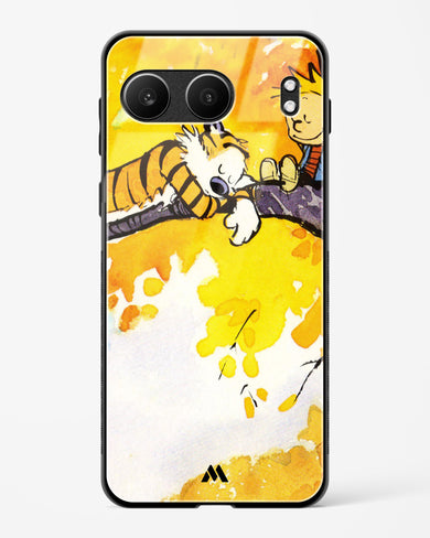 Calvin Hobbes Idyllic Life Glass Case Phone Cover (OnePlus)