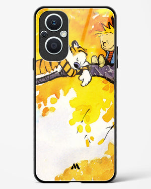 Calvin Hobbes Idyllic Life Glass Case Phone Cover (Oppo)