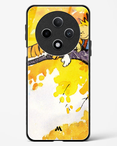 Calvin Hobbes Idyllic Life Glass Case Phone Cover (Oppo)